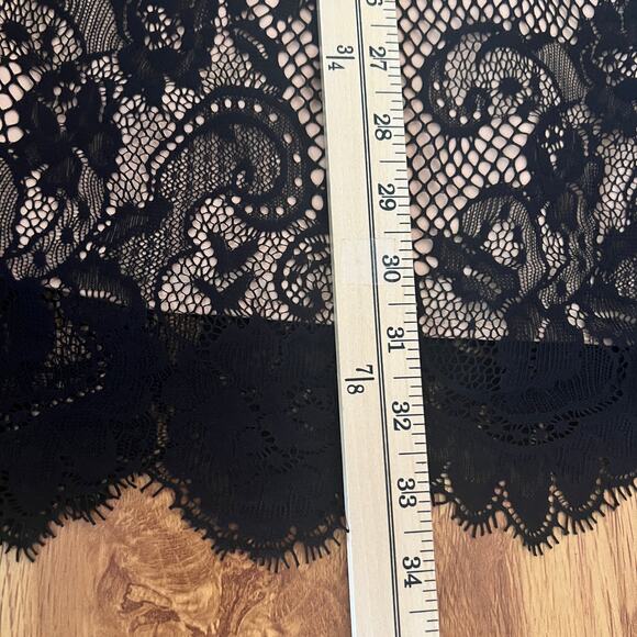 Ryse The Label Samson Black & Nude Lace Overlay Long Sleeve Dress Size XS - Picture 13 of 13